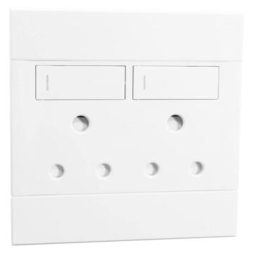 Socket VETI 2 1x3 pin 4x4 white