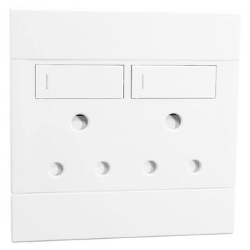 Socket VETI 2 1x3 pin 4x4 white