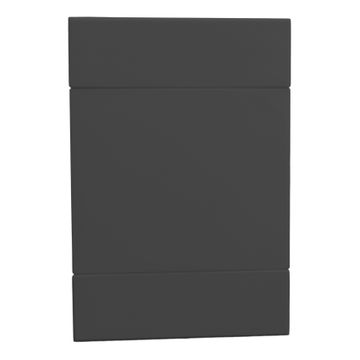 Blank cover VETI 2 2x4 black