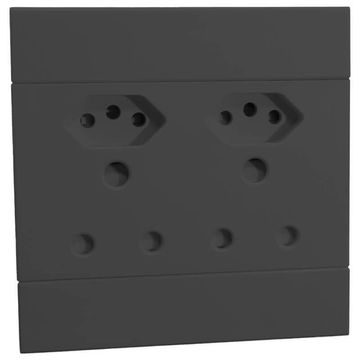 Socket VETI 1 2x3 & 2x2 pin 4x4 black