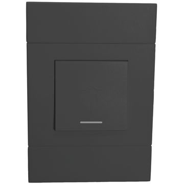Stove Isolator double pole VETI 2 30A 2x4 black