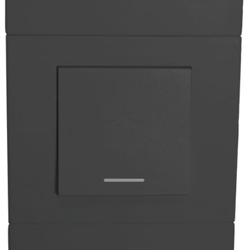 Stove Isolator double pole VETI 2 30A 2x4 black