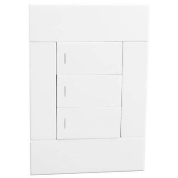 Switch VETI 2 3 lever 1 way 2x4 white