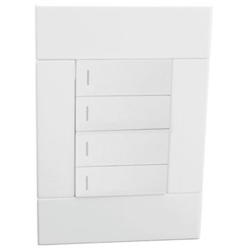 Switch VETI 2 4 lever 1 way 2x4 white