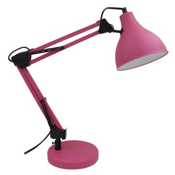 Inspire desk lamp e27x1 55cm metal pink
