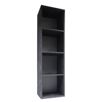 Cube storage 4 boxes grey W35.6xD32x137.6cm