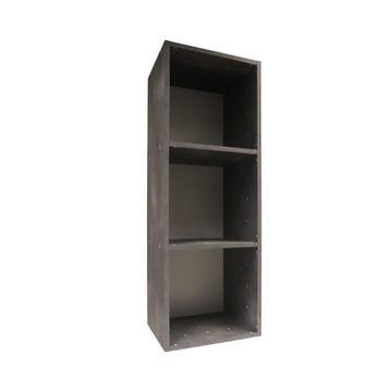 Cube storage 3 boxes grey w35.6cmxd35.6cmxh103.6cm