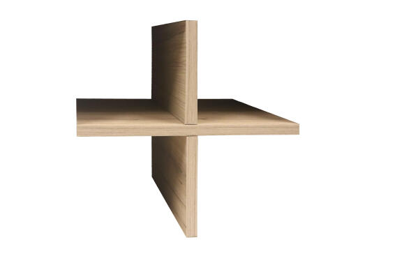 Cube storage divider oak W32xD32xH32cm