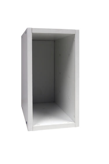 Cube storage 1/2 box white W18.6xD32xH35.6cm