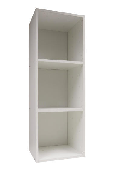 Cube storage 3 boxes white W35.6xD32xH103.6cm