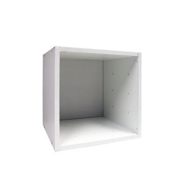 Cube storage box white W35.6xD32x35.6cm