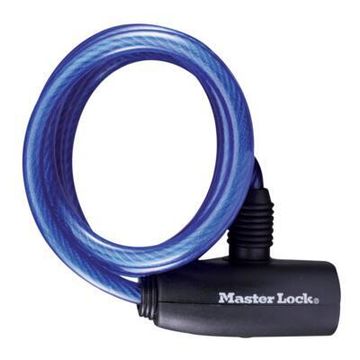 Bike cable lock self coiling 1.8mx8mm master lock