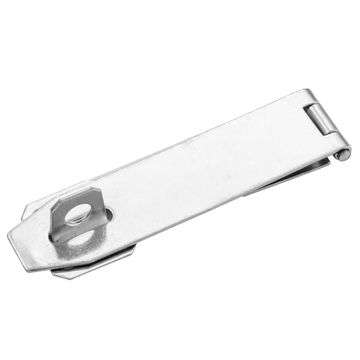 Hasp & staple electro galvanised 114mm mackie