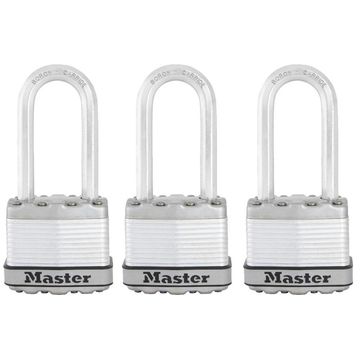 Padlock shackle laminated cover 45mm 3pc excell master lock