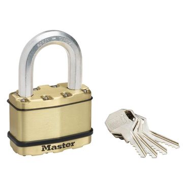 Padlock laminated oct 64mm excell master lock