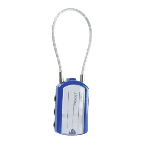 Combination address padlock master lock