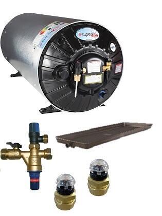 GEYSER PACK 150L VALVE+2XV.BREAKERSuperline geyser