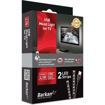 Mood lights for tv BARKAN usb white