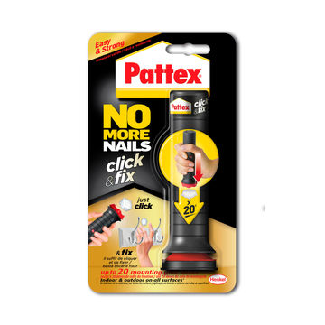 No more nails click and fix pattex