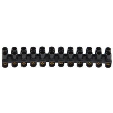 Connector strip 12 way 3Amp black