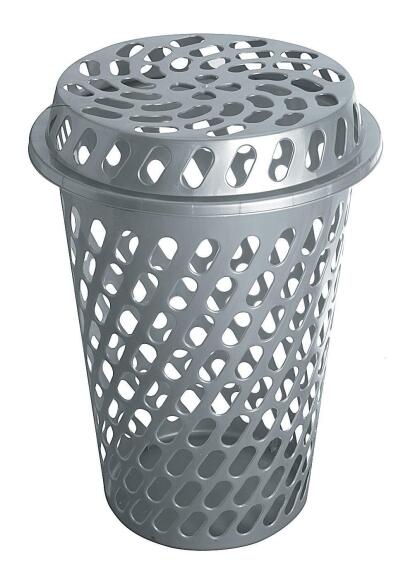 Slotted linen bin ADDIS steel 64 litre