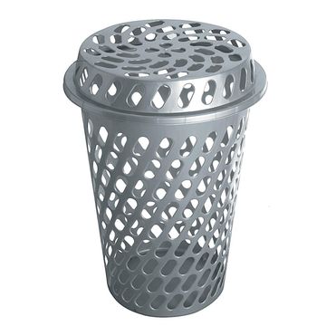 Slotted linen bin ADDIS steel 64 litre