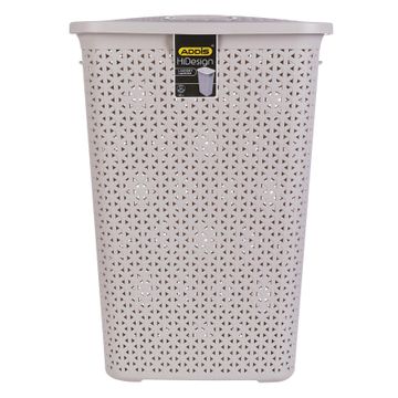 Addis hi design laundry basket stone 60l