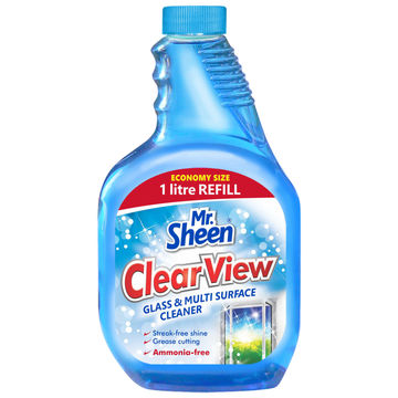 Glass cleaner MR SHEEN Clear view 1 litre refill