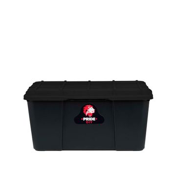 Pride storage box black 25l