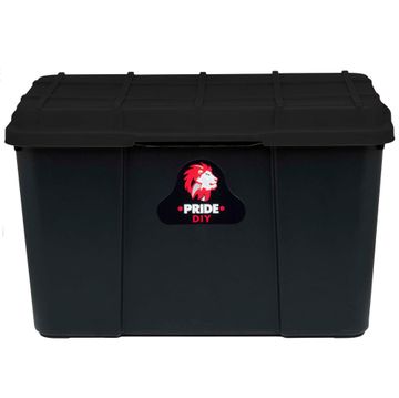 Pride storage box black 65l