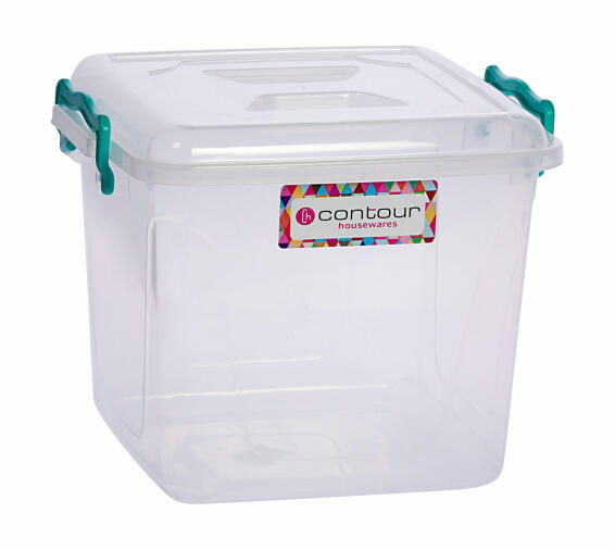 Clip & lock storage box clear 8.5l