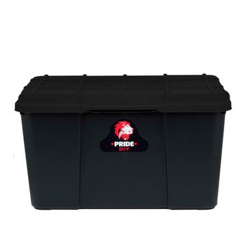 Pride storage box black 45l