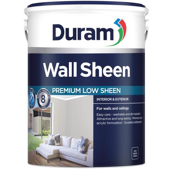 Duram Wall Paint  5L Sheen White