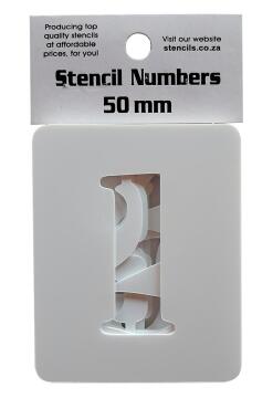 Stencil Numbers K&K 50 mm (0-9)
