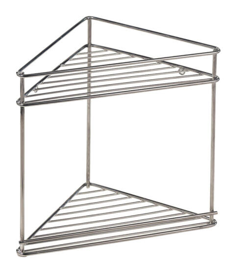 Steelcraft 2 tiers shower caddy chrome w27.3cmxd14.8cmxh27cm