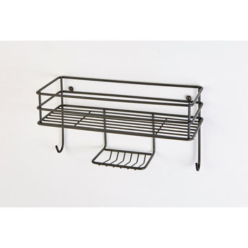 Shower Caddy Shelf Basket STEELCRAFT Black W32cmXD12cmXH17cm