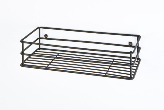Shower Caddy Shelf Basket STEELCRAFT Black W32cmXD12XH7cm
