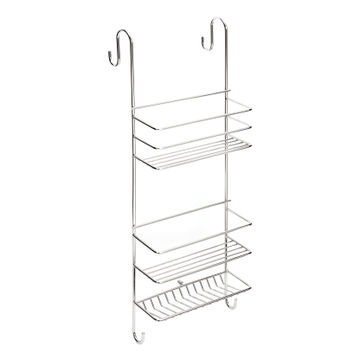 Steelcraft hook over shower caddy chrome w22cmxd16.6cmxh65cm