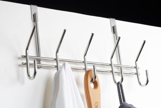 Hook Over Door Rack STEELCRAFT Chrome W30cmXD10cmXH16cm