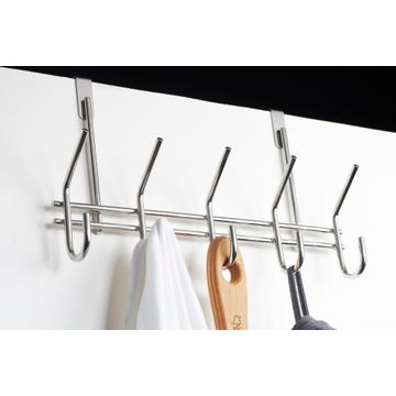Hook Over Door Rack STEELCRAFT Chrome W30cmXD10cmXH16cm
