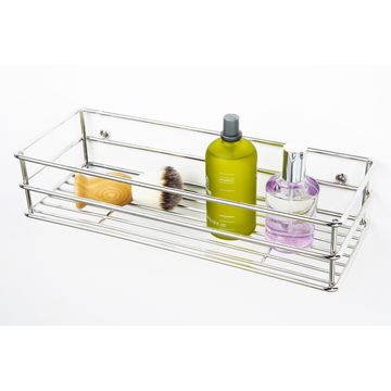 Shower Caddy Shelf Basket STEELCRAFT Chrome W32cmXD12cmXH7cm