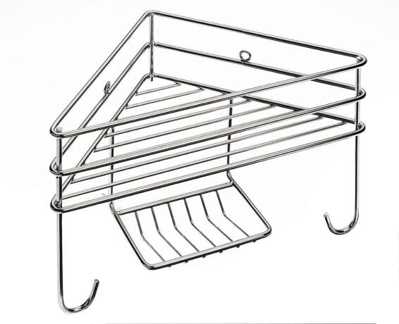 Shower Caddy Corner Single STEELCRAFT Chrome W27.2cmXD14.8cmXH17cm