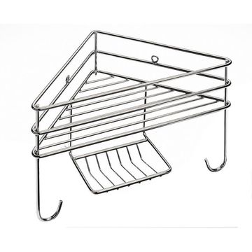 Shower Caddy Corner Single STEELCRAFT Chrome W27.2cmXD14.8cmXH17cm