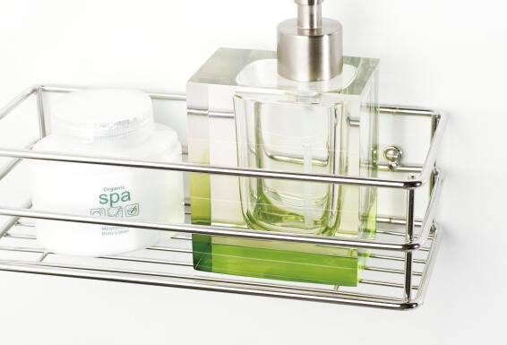 Shower Caddy Wall Basket STEELCRAFT Chrome W24cmXD10cmXH7.2cm