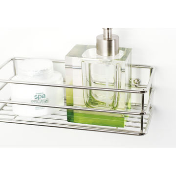 Shower Caddy Wall Basket STEELCRAFT Chrome W24cmXD10cmXH7.2cm