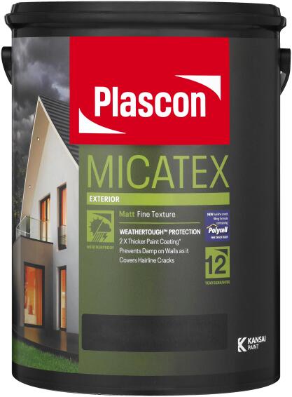 Paint PLASCON Micatex white 5 litres