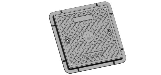 Manhole Cover Square 350mmX350mm EN124 A15