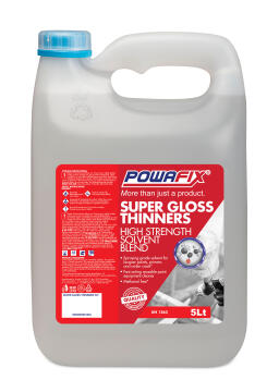 Super gloss thinners POWAFIX 5 litres
