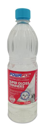 Supergloss thinners POWAFIX 750ml