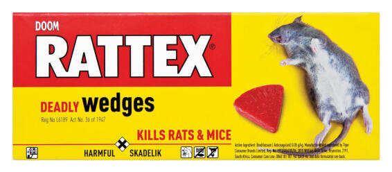 Insect killer doom rattex deadly wedges 5x15g
